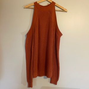 Burnt orange sweater